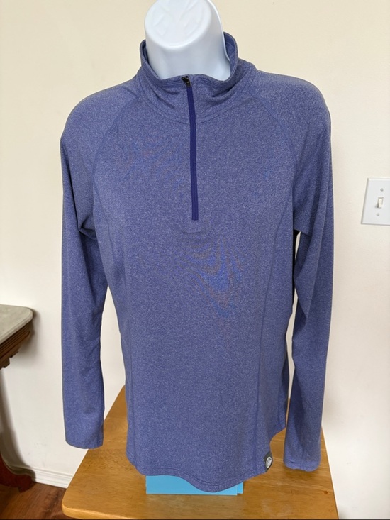 REI Tops - REI Co-op Heathered Blue Long-Sleeve Pullover Size Small